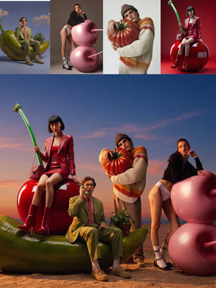 AI mega multi reference builder workflow example showing reference collection